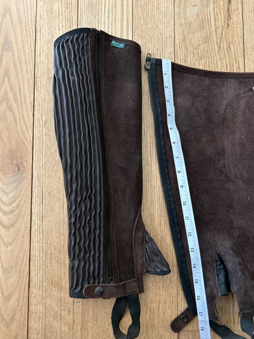 Rectiligne Brown Suede Half Chaps
